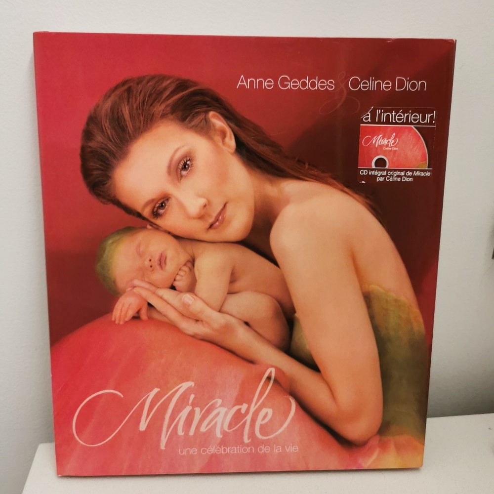 Celine Dion Anne Geddes Miracle Book and CD set